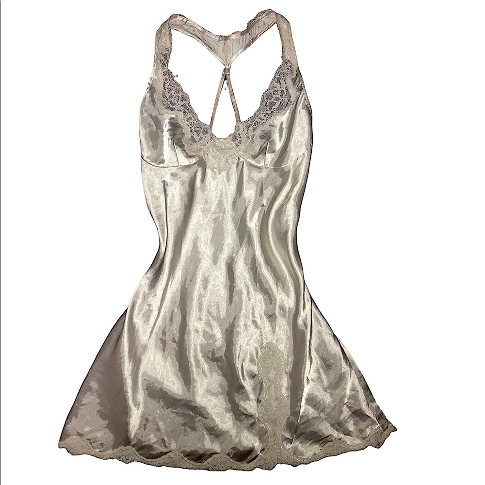 *3 for $25* Satin slip dress with slit